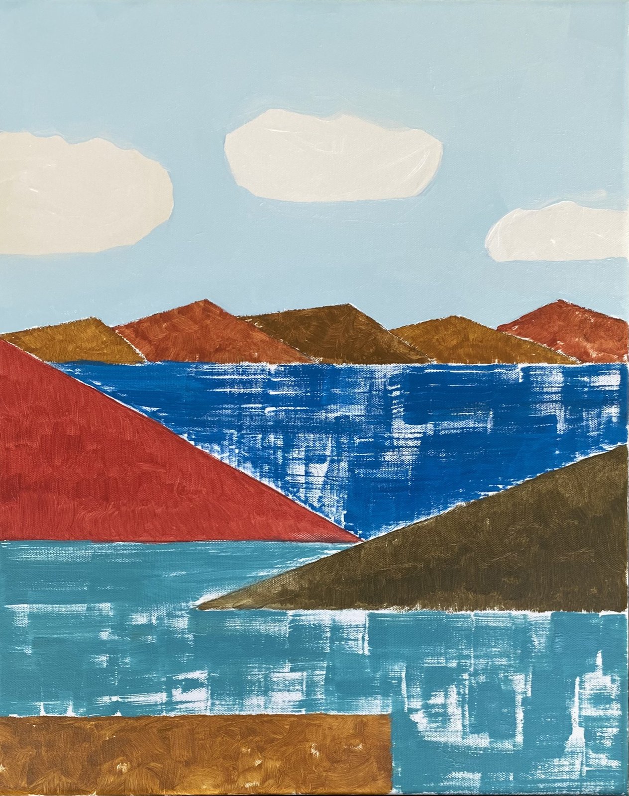 Delaware Bay — original painting by Karin Gembus