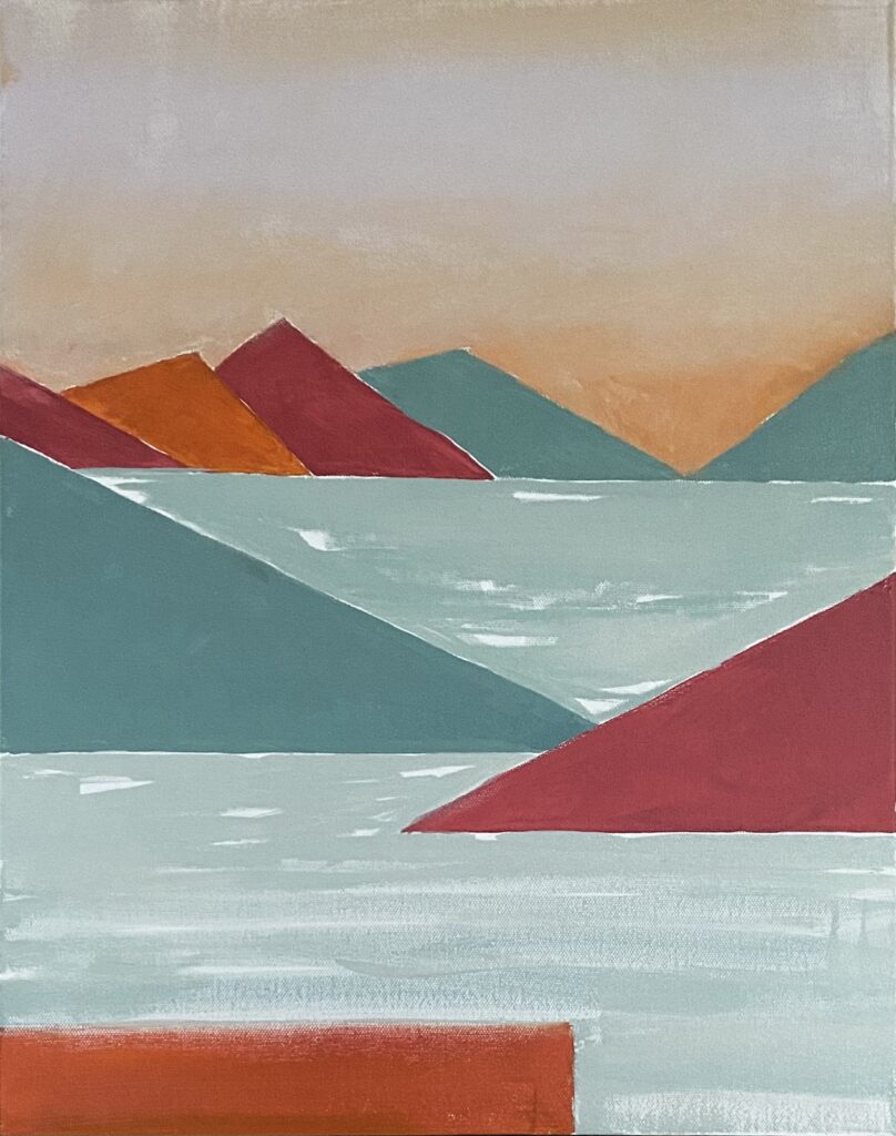 Dusk — original painting by Karin Gembus
