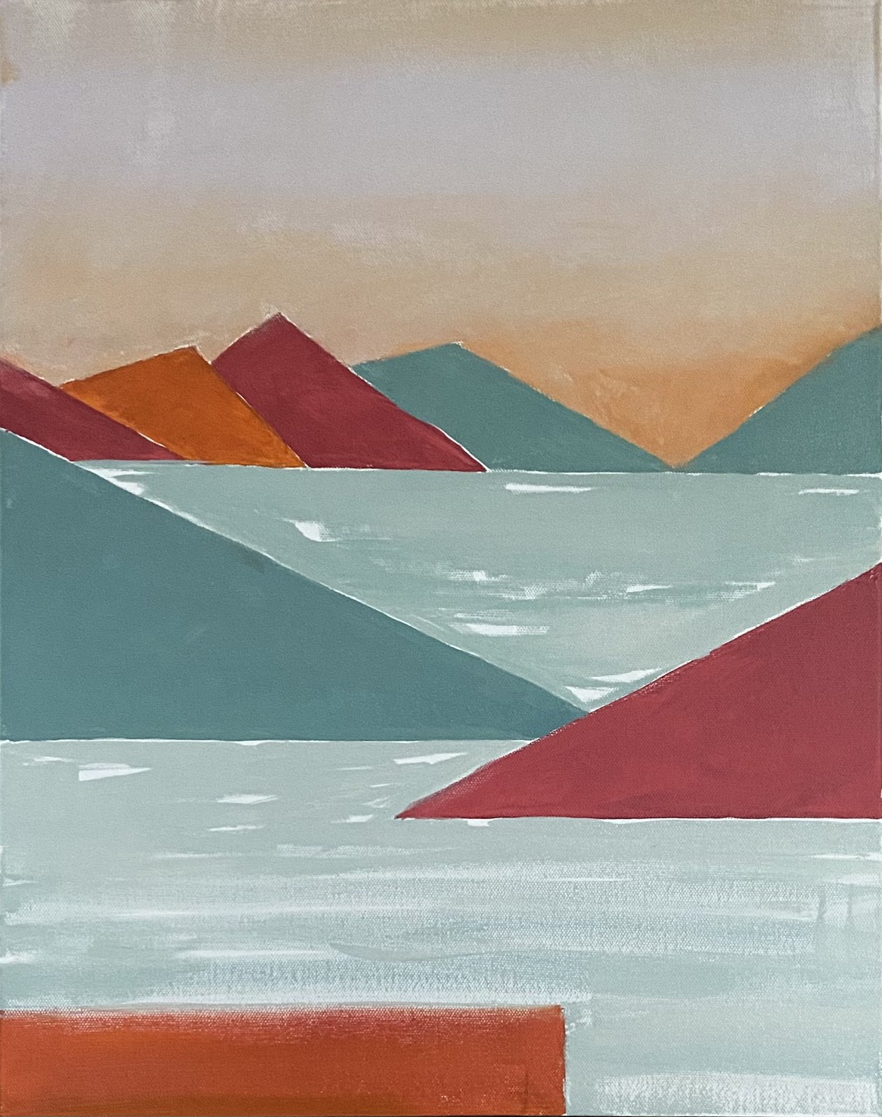 Dusk — original painting by Karin Gembus